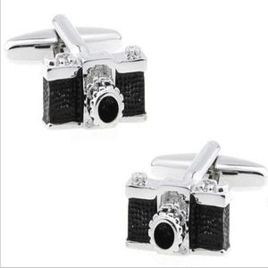 Unique Design Camera Cufflinks for mens copper cufflink wedding Cuff Link Fashion Jewelry Xmas Gift C053300I