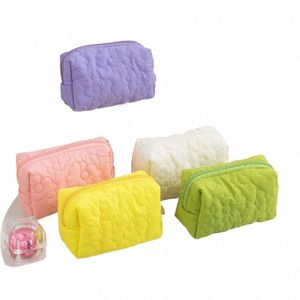 fi Candy Color Large Capacity Soft Travel Makeup Bag Women Quilted Fr Storage Bag Portable Toilet Bag Handheld o6pP#