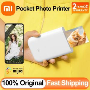 Products Global Version Xiaomi Mijia Mini Pocket Photo Printer Portable Zink Print Paper 3inch Diy Share Picture Work with Mi Home App