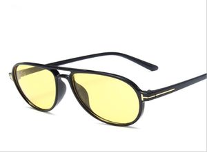5 factory bulk discount nice quality all matching luxury yellow Mens man Classic Tshaped Sunglasses Big Frame Double Beam Toad Mi8201591