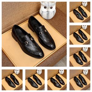 8 Style oryginalny skórzane mokasy designerskie buty ręcznie robione mokasyny buty sukienki męskie do mężczyzn poślizg na luksusowym designie swobodny mocasine hombre rozmiar 38-46