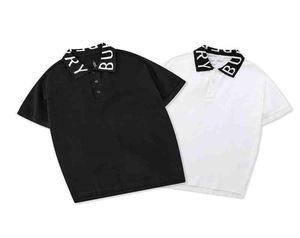 Shirt di design italiano di lusso primaverile Fashion Casual Black and White Clothing Men039s Brand Polo Shirt5170883