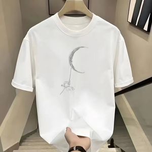 Yeni Moda Yaz Mürettebatı T-Shirt Büyük Boy Sokak Giyim Tasarımcısı Kısa kollu Erkek ve Kadın Giyim Basılı Mektup T-Shirt Pamuk Yüksekliği M-5XL