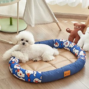 Zwinger Sommer Four Seasons Universal Teddy Nest Hunde Bettmatte Kühleisenkühlung Kühlung Verwenden Sie Accesorios 240416