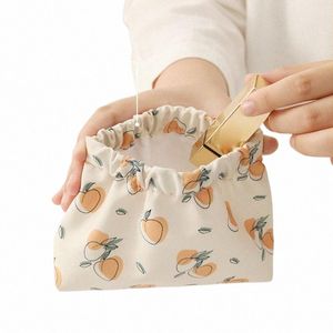 Mini Cosmetics Bag tryckt Makeup Pouch Women Sanitary Servin Storage Case Portable Coin Purse Sundries Bag Kreditkortshållare X6CI#