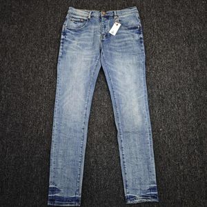 Jeans masculinos Purple Mid Indigo TINT vintage Low Rise Skinny