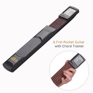 Guitar Solo Portable Guitar Chord Trainer PocketGuitar Übung Tools LCD Musical String Instrument Chord Trainer Tools für Anfänger