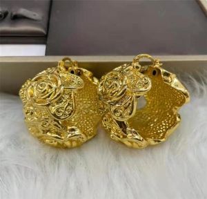 Hoop Huggie Hoop Earrings Women Fashion Jewelry Dubai Gold Color Ethiopian African Earrings for Brazilian Weddings Gold Plated Jew9344298