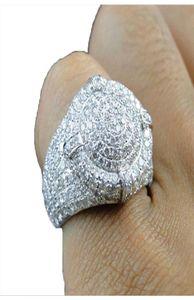 Fashion jewelry Vintage Men Ring Classical Full diamonds Punk designer Rings Rock 18k gold plated Luxury Rings Trendy Retro male r2744148