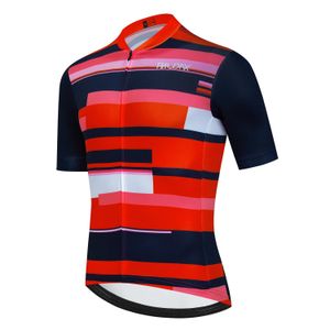 TDF Raudax Sports Team Shipting Jerseys Ropa Ciclismo Hombre Summer Cycling Clothing Triathlon Bike Uniform Shirts 240411