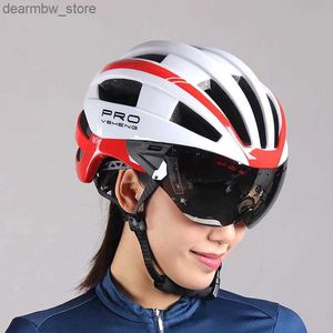 Cycling Caps Masks Cycling male goggles glasses one mountain female road bike equipment bicycle helmets for men Mtb helmet Scooter Roller skating L48