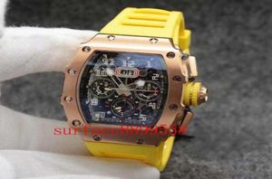 Automatic multifunction timing top designer men watch stainless steel decoration movement silica gel belt size 42 mm luxury car p4214111