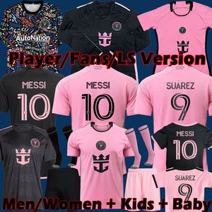 2024 Suarez Inter Miami CF Messis Soccer Jerseys 3xl 4xl Campana Women MLS Mesies 23 24 25 Football Men Men Player Fani Wersja Koszula Wspólne Koszulki Dziecko Tops