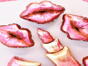 1PC Wedding Love Lipstick Kiss Me mylar Foil Balloons Bride to Be Party Decorations Kit Valentine039s Day Air Globos Mariage to3964849