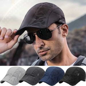 SM79 Beret Men Beret Hat Summer Deslelable cienki krem ​​przeciwsłoneczny do na świeżym powietrzu wędrówki do wspinaczki golfowej czapki mody masy siatkowe kapelusz słoneczny d24418