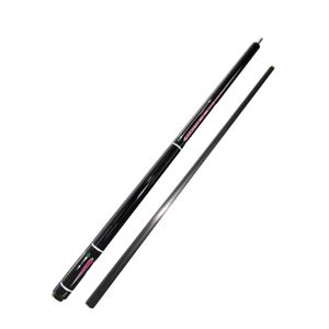 Carbon Fiber Pool Cue 1/2 разделенная сигнала 12,9 мм размер наконечника черная технология углеродное волокно 19 унций 147 см/58 дюйма бильярдной сигнал 240401