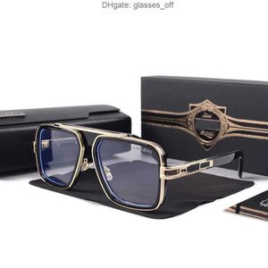 2024 Vintage Pilot Square Women's Men Solglasögon Fashion Designer Shades Golden Frame Style Sun Glasses Mens UV400 Gradient LXN-EVO DITA SUNGLASS B16Z