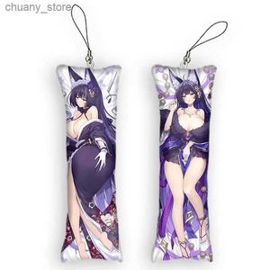 КЛАЧЕСНЫЕ ЛАНАРДЫ 4x12Cmazur Lane Musashi Dakimakura Mini Mini Complay Complay Cartoon Cartoon Pendant 3d Printed Ornament милые маленькие подушки для тела Y240417