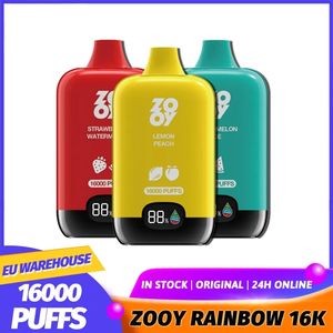 Warehouse UE e sigaretta zooy box vapore bar sbuffi 16000 16k sbuffi vapori usa e getta 26ml 650 mAh batteria ricaricabile in massa.