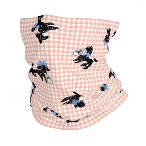 Lenços desenhos animados românticos fofos foodle bandana pescoço amante de cães estampados Balaclavas Face Sconhef Headwear