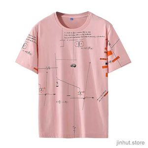 T-shirty męskie Hio Hop Loose Mens T-Shirts Casual Print 2023 Summer krótkie rękawy Czarne białe koszulki Tshirt Plus Oversize L-6xl 7xl 8xl 9xl