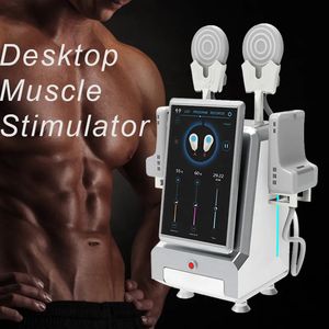 Новейшая портативная 4 ручка EMS Muscle Build Suplping Sculpting Жиры сжигание целлюлита восстанавливает стимулятор мышц EMS