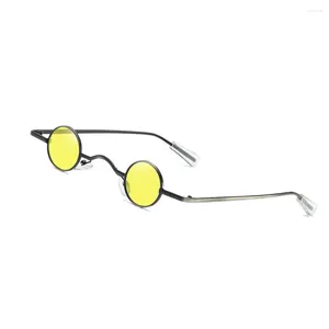 Солнцезащитные очки панк стеклянные зеркальные оттенки очки классические готические круги хиппи аксессуары анти-уку