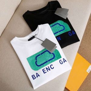 Summer Mens T-shirt mode dubbel B-lås grafisk tee designer t-shirts män kvinnor ren bomull runda hals kortärmade toppar lös skjorta asiatisk storlek S-4XL