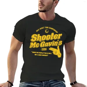 Polos Men Shooter Mc Gavin As camisetas de camisetas personalizadas projetam suas próprias roupas vintage Slim Fit for Men