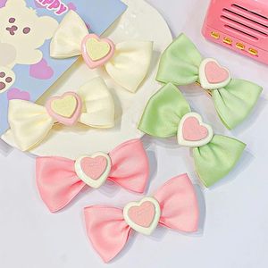 Acessórios para o cabelo Girls Clips CORES SOLO SOLIÇÃO Decoração de morcego Bowknot Cabelo