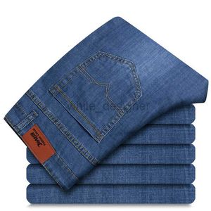 Jeans designer di jeans più dimensioni jeans per jeans jeans da uomo dritto tubo sciolto sottile ricamato nuovi pantaloni oversize per pantaloni da lavoro d'affari abbigliamento da uomo di lusso