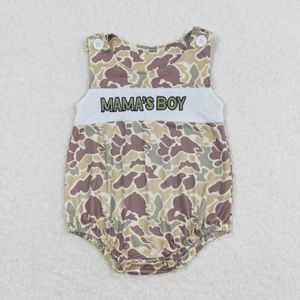 Zestawy odzieży Wysokiej jakości krótkie rękawie Camo Camo Bubble Ubrania Baby Rompers