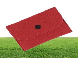 12pcslot rectangle felt Coin Purses little zero wallet mini coin pocket plain wallte drop Can be customized adding logo8942772