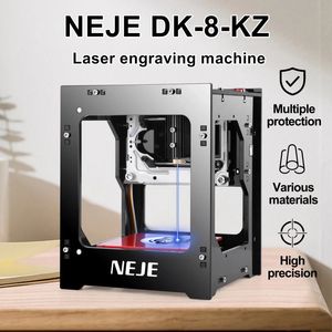 Neje CNC DIY Lazer Gravür Makinesi KZ 3000MW KZ1500MW KZ 2000MW Hızlı Mini Logo Mark Yazıcı Kesici Ahşap İşleme Ahşap Plastik