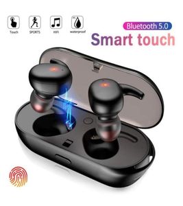 Y30 TWS Bluetooth 50 Earphones Wireless Headsets Waterproof Earbuds Mini Inear HIFI Headset Cradle Design 1pcs6269147