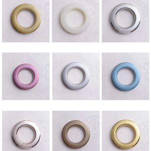 LOT Quality Poles High 204075Pcs Curtain Home Decoration Accessories Nine Colors Plastic Rings Eyelets For Curtains Grommet Top 230613 s