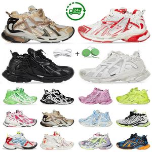 Runner 7.0 Erkek Kadın Günlük Ayakkabı İletim Sense Trainer Sneaker Track 7 En Kaliteli Üçlü Siyah Beyaz Pembe Mavi Sarı Yapısal Çıkarma Erkek Trainer Spor Sezunları