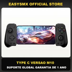 Möss Easysmx M10 Typ C Mobile Gamepad Controller för iPhone 15 Android Phone Xbox Game Pass Stem med Hall Effect Trigger Joystick