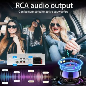 NY CAR Audio Radio Stereo Audio Music 1 DIN MP3 Player Digital Bluetooth FM Multi Color LCD Löstagbart ansikte USB/SD med i Dash Aux -ingång