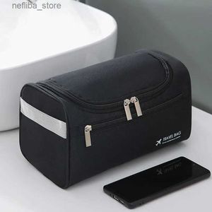 Cosmetic Bags Men Travel Toiletry Cosmetic Bag Portable Hanging Toiletry Bag Makeup Cosmetic Organizer Case For Bathroom L410