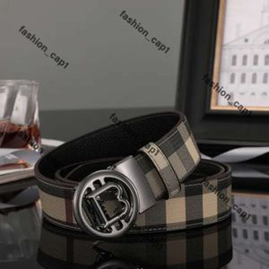 Berberry pas pass Bayberry Belt Designer Belts Plaid Skórzanie luksusowe kobiety litera b klamra Pasek Wzór klasyczny Cinturon Man Causal Burbuerry Paski dla mężczyzn 819