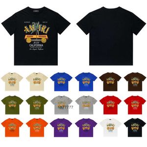 トップデザインメンズTシャツ長期ストック2022ココナッツツリーカジュアルヒップホップハイストリートラウンドネック短袖Tシャツ