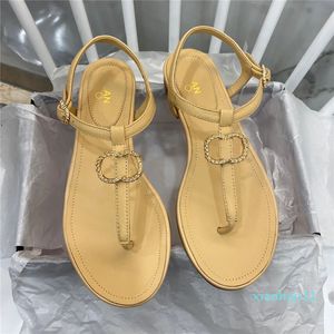 15a sandálias de alta qualidade projeta canal de verão slide ensolarada plana feminina luxo hasp lombo encantador praia ao ar livre sliders sexy sliders mule sapatos casuais sandale lady