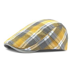 NFZG Berets 2023 Four Seasons Cotton Print Newsboy Caps Flat Peaked Cap Men and Women Painter Beret Hats 135 d24418