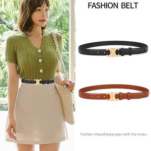 Designer belt women fashion buckle genuine leather belt Width 2.4cm Highly Quality women belts gift