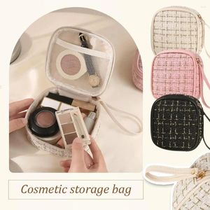 Torby do przechowywania przenośne małe torby kosmetyczne Zmiana podróży sanitarna mini szminka wychodząca z serwetki, gdy A2F3
