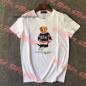 Polos Orso maglietta all'ingrosso di alta qualità all'ingrosso 100% Tshirt a maniche corte a maniche corte camicie a maniche corte USA 196