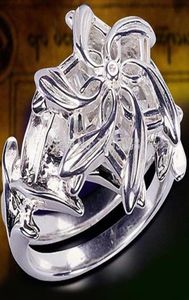 LOTR des Rings Galadriel Nenya Zirkon 5A Zirkonstein 925 Soild Sterling Silber Ehering für Frauen Größe 511 Geschenk7531933