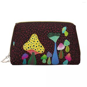 Förvaringspåsar reser yayoi kusama mögel konst toalettartikar bärbar kosmetisk makeup arrangör för kvinnor skönhet dopp kit fall