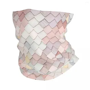 Scarves Marble Bandana Scyk Okładka drukowana nordycka styl kolorowy maska ​​maska ​​szalik